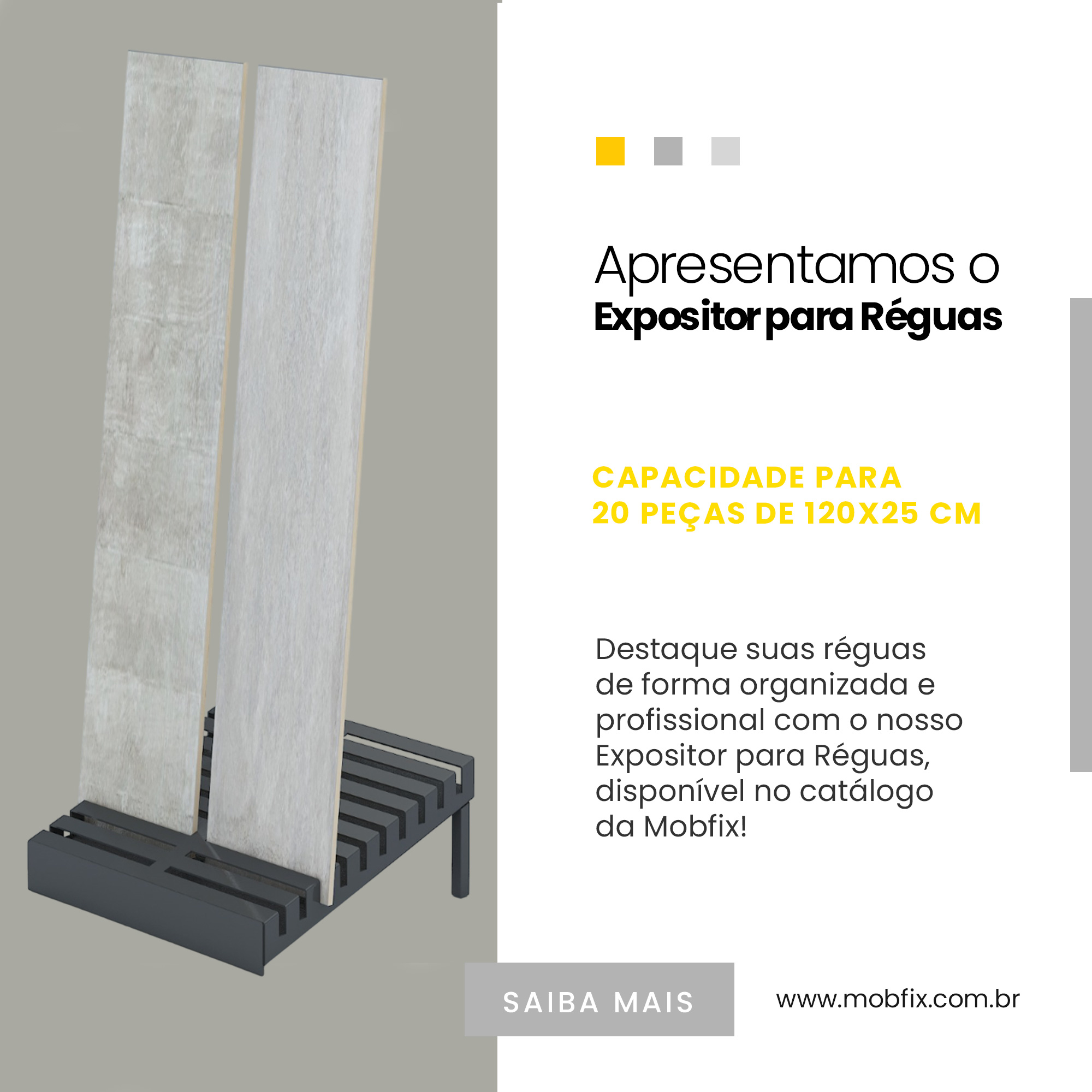 Expositor para Réguas