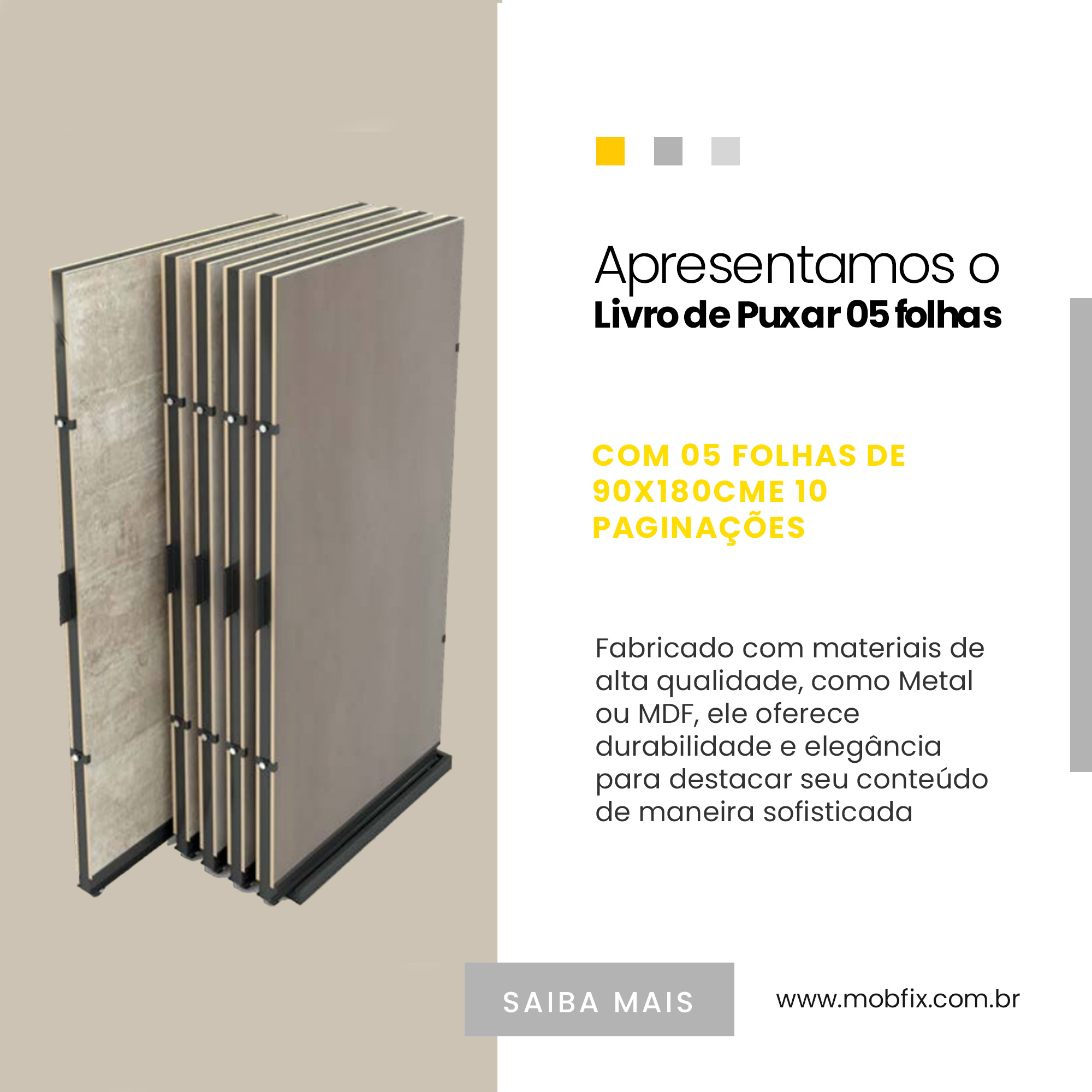 Livro de Puxar 05 folhas