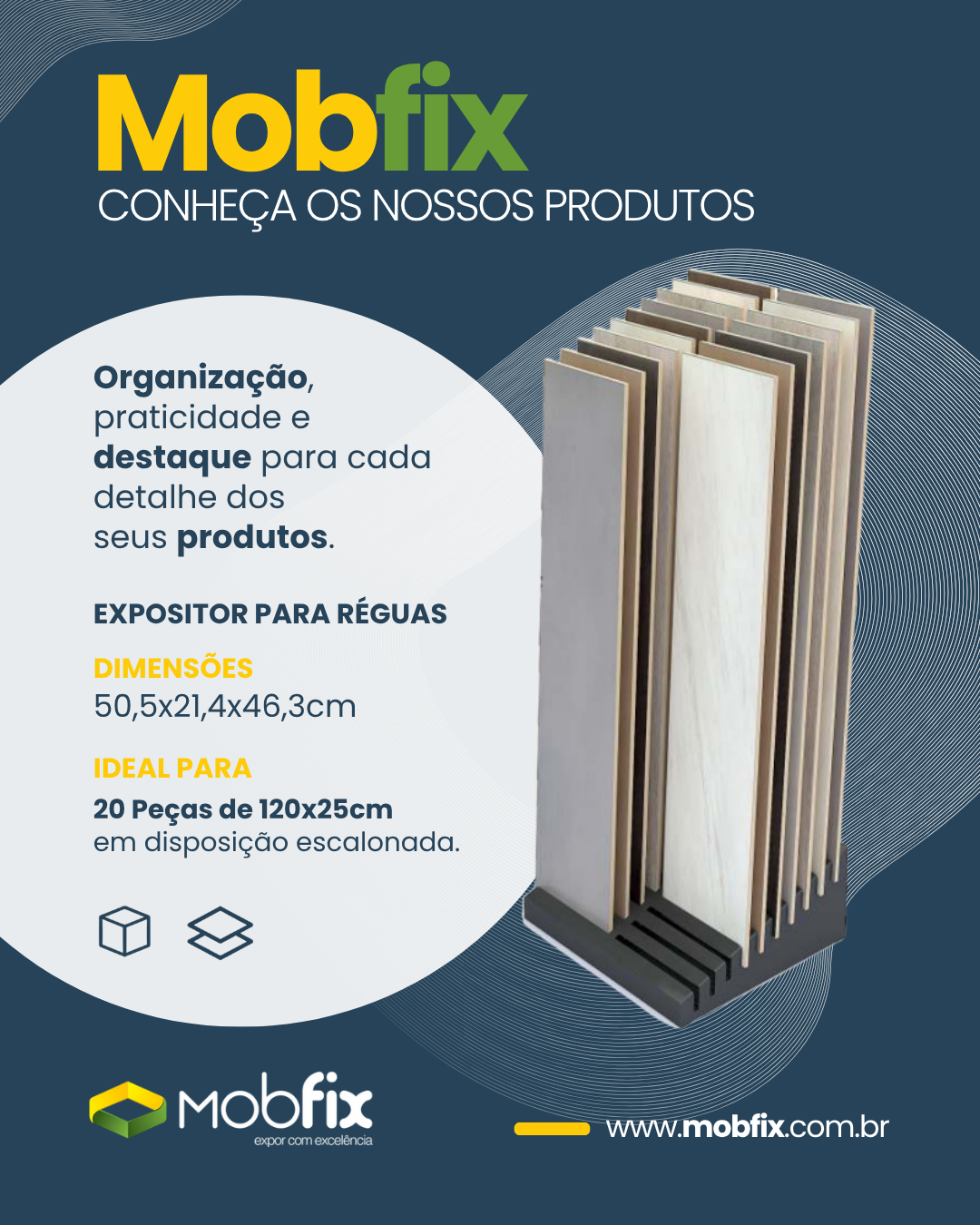Expositor para Réguas